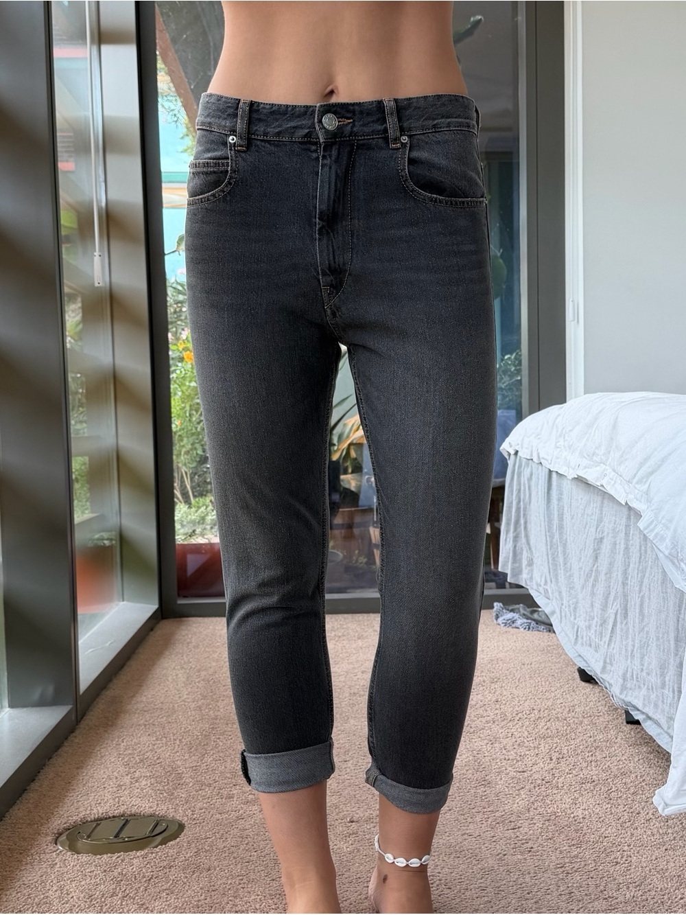 Isabel Marant Black Washed Jeans